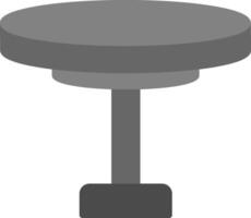 Round Table Icon Design Symbol vector