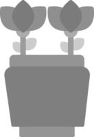 Flower Pot Icon Design Symbol vector