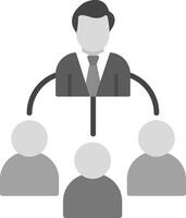 Delegate Icon Design Symbol vector