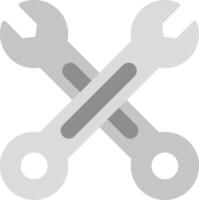 Cross Wrench Icon Design Symbol vector