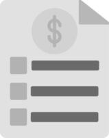 Bill Icon Design Symbol vector