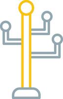 Coat Rack Icon Design Symbol vector