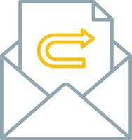 Reply Message Icon Design Symbol vector