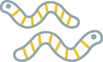 Worm Icon Design Symbol vector