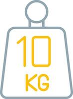 Weights Icon Design Symbol vector
