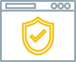 Web Security Icon Design Symbol vector
