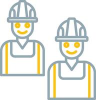 Workers Icon Design Symbol vector