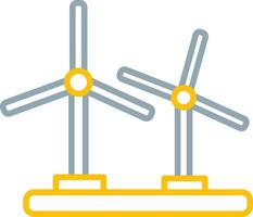 Wind Turbine Icon Design Symbol vector