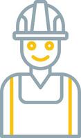 Worker Icon Design Symbol vector