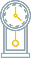 Wall Clock Icon Design Symbol vector