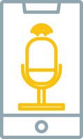Voice Control Icon Design Symbol vector