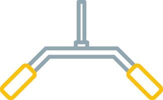 Weight Bar Icon Design Symbol vector