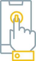Touchscreen Icon Design Symbol vector