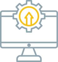 Upgrade Icon Design Symbol vector