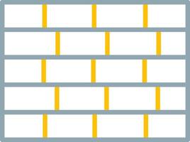 Wall Icon Design Symbol vector