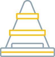 Traffic Cone Icon Design Symbol vector