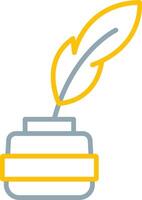 Quill Icon Design Symbol vector