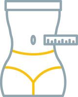 Waist Icon Design Symbol vector