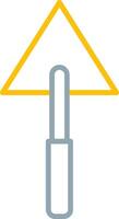 Triangular Shovel Icon Design Symbol vector