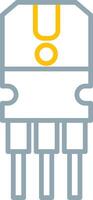 Transistor Icon Design Symbol vector