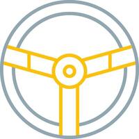 Steering Wheel Icon Design Symbol vector