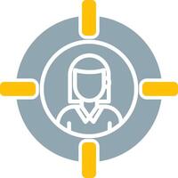 Target Icon Design Symbol vector