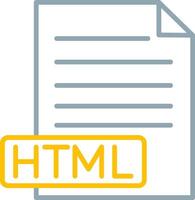 HTML Icon Design Symbol vector