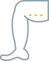 Thighs Icon Design Symbol vector