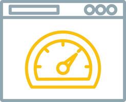 Speed Test Icon Design Symbol vector