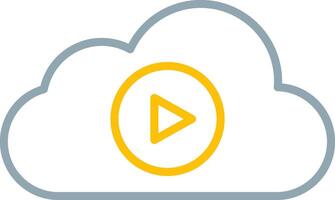 Streaming Icon Design Symbol vector