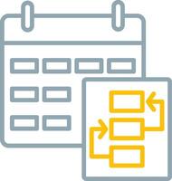 Plan Icon Design Symbol vector