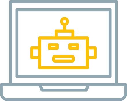 robot icono diseño símbolo vector