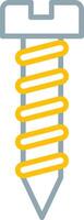 Screw Icon Design Symbol vector