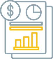 Income Statement Icon Design Symbol vector