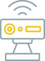Motion Sensor Icon Design Symbol vector