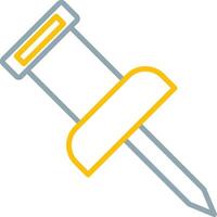 Push Pin Icon Design Symbol vector