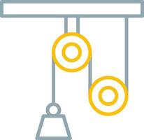 Pulley Icon Design Symbol vector