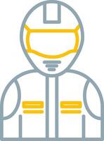 Racer Icon Design Symbol vector