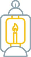 Oil Lamp Icon Design Symbol vector