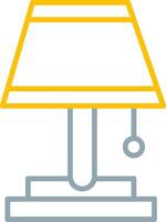Table Lamp Icon Design Symbol vector