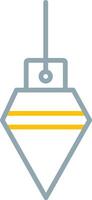 Plumb Bob Icon Design Symbol vector