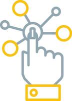 Interaction Icon Design Symbol vector