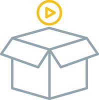 Package Icon Design Symbol vector