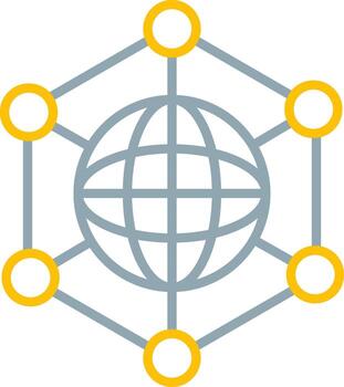 Networking Icon Design Symbol vector