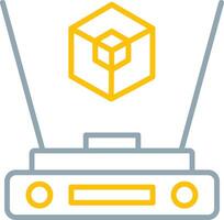 Hologram Icon Design Symbol vector