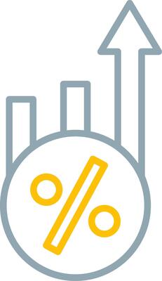 Increase Icon Design Symbol
