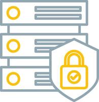 Database Icon Design Symbol vector