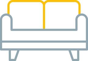 Sofa Bed Icon Design Symbol vector