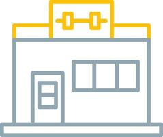 Gym Icon Design Symbol vector