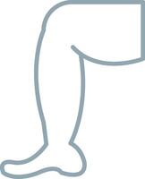 Leg Icon Design Symbol vector